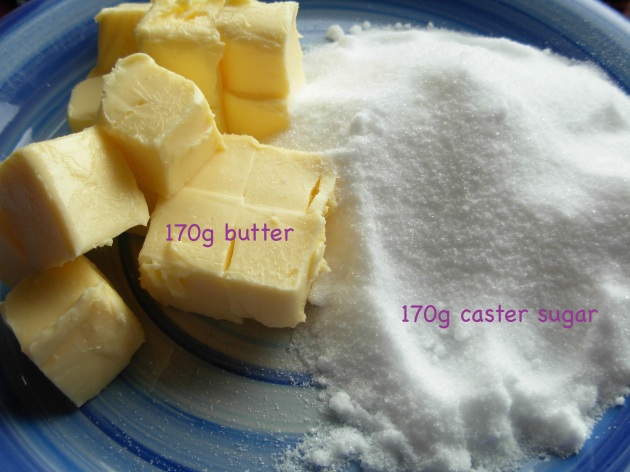 1 - sugar and butter